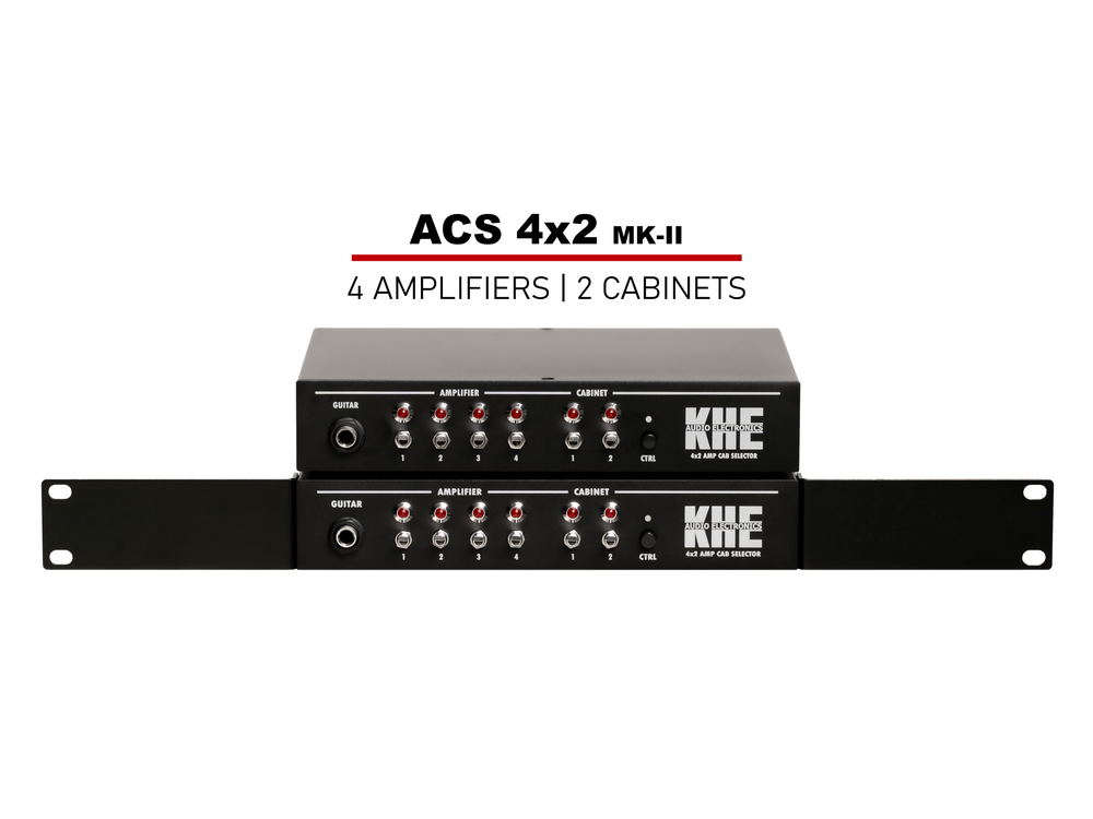 ギター KHE ASX 8 8x Amplifier Switcher AFX 8 - FX-Loop Switcher — KHE Audio | Amp Cab Switchers